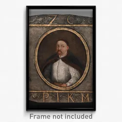 Unknown Polish artist - Coffin portrait of Zygmunt Tarło