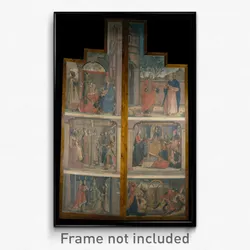 Pedro Berruguete - Doors of an altarpiece with scenes of saint Catherine's life