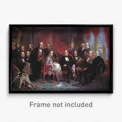 Christian Schussele - Washington Irving and his Literary Friends at Sunnyside