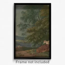 George Barret - Morning- Landscape with Cattle