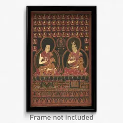 Eighth Karmapa, Mikyo Dorje (1507-1554) and his teacher the First Sangye Nyenpa