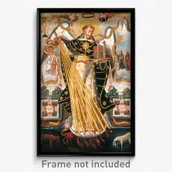 Anonymous Cusco School - Saint Thomas Aquinas, Protector of the University of Cusco