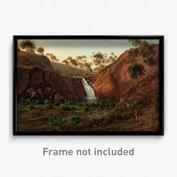 Eugene von GUÉRard - Waterfall on the Clyde River, Tasmania