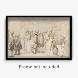 Thomas Rowlandson - Viewing at the Royal Academy