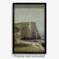 Gustave Courbet - The Etretat Cliffs after the Storm