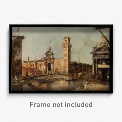 Francesco Guardi - The Entrance to the Arsenal in Venice