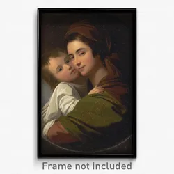 Benjamin West - The Artist's Wife Elizabeth and Their Son Raphael