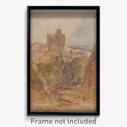 Tantallon Castle (?), a study