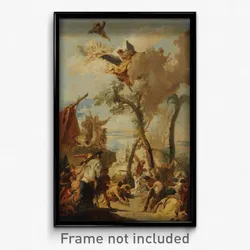 Giovanni Battista Tiepolo - Los hebreos recogiendo el maná en el desierto (boceto)