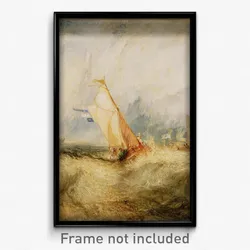 Joseph Mallord William Turner (British - Van Tromp, Going About to Please His Masters