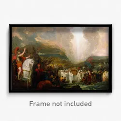 Benjamin West - Joshua passing the River Jordan with the Ark of the Covenant