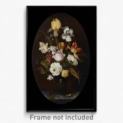 Balthasar van der Ast - Still Life of Flowers in a Glass Vase