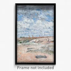 Carl Fredrik Hill - Landscape with drifting clouds