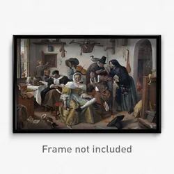 Jan Steen - Beware of Luxury (“In Weelde Siet Toe”)