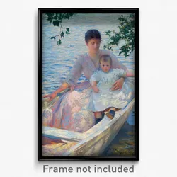 Edmund Charles Tarbell - Mother and Child in a Boat