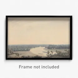 John Robert Cozens - The Thames from Richmond Hill Looking Southwest