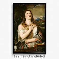 Titian (Tiziano Vecellio) (Italian - The Penitent Magdalene