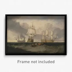 Joseph Mallord William Turner - The Victory Returning from Trafalgar, in Three Positions