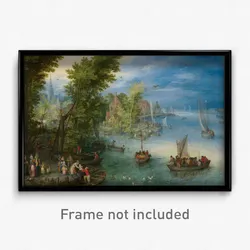 Jan Brueghel the Elder - River Landscape
