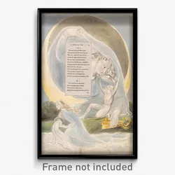 William Blake - The Poems of Thomas Gray, Design 49, "The Progress of Poesy."