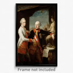 Pompeo Batoni - Emperor Joseph II with Grand Duke Pietro Leopoldo of Tuscany