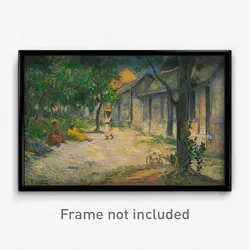 Paul Gauguin - Village in Martinique (Femmes et Chevre dans le village)