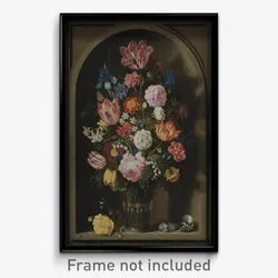 Ambrosius Bosschaerts the Elder - Bouquet of Flowers in a Stone Niche