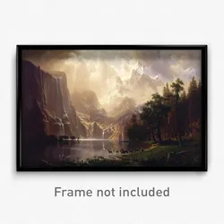 Albert Bierstadt - Among the Sierra Nevada, California