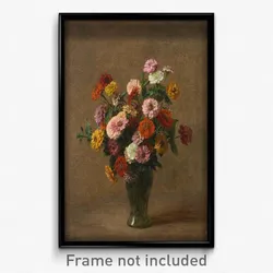 Henri FANTIN-Latour - Zinnias