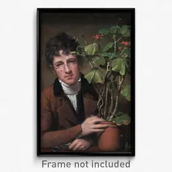Rembrandt Peale - Rubens Peale with a Geranium