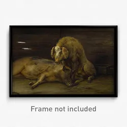 Paulus Potter - Two Pigs in a Sty