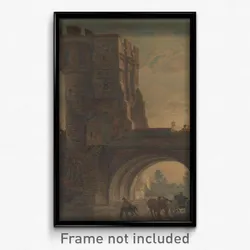 Paul Sandby - Old Bridge at Shrewsbury