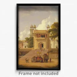 Thomas Daniell - Indian Temple, Said to Be the Mosque of Abo-ul-Nabi, Muttra