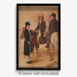 Benjamin Marshall - John Hilton, Judge of the Course at Newmarket; John Fuller, Clerk of the Course; and John Stevens, a...