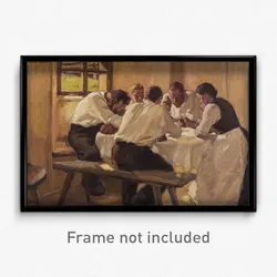 Albin Egger-Lienz - Lunch (The Soup, Version II)