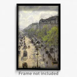 Camille Pissarro - Boulevard Montmartre, Spring
