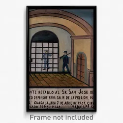 Votive ofering dedicated to Lord Saint Joseph