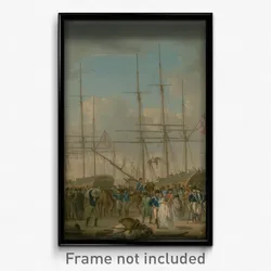 William Anderson - Hussars Embarking at Deptford