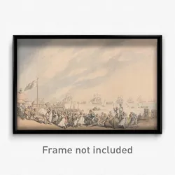 Thomas Rowlandson - The Return of the Fleet to Great Yarmouth in 1797