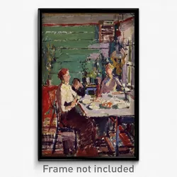 Harold Gilman - Interior Scene, Possibly in Norway