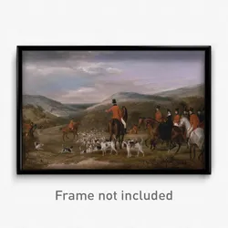 Francis Calcraft Turner - The Berkeley Hunt, 1842- The Meet