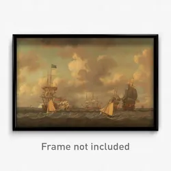 Dominic Serres - English Ships Coming to Anchor in a Fresh Breeze