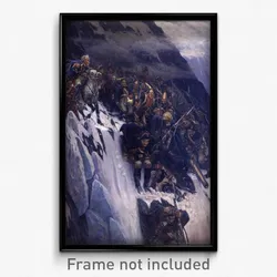 Vasily Surikov - Suvorov Crossing the Alps in 1799