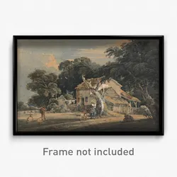 Thomas Girtin - A Devonshire Farm