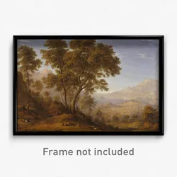 John Glover - My last view of Italy, looking from the alps over Suza