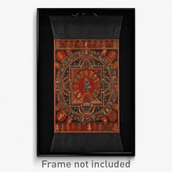 Nine-deity Mandala of Two-armed Hevajra