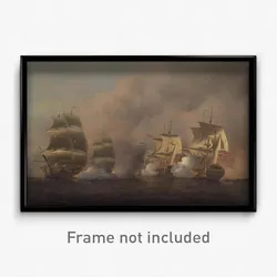 Samuel Scott - Action off the Cape of Good Hope