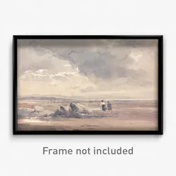 David Cox - On Lancaster Sands, Low Tide