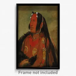 George Catlin - Wi-jún-jon, Pigeon's Egg Head (The Light), a Distinguished Young Warrior