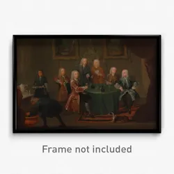 Gawen Hamilton - The Brothers Clarke with Other Gentlemen Taking Wine
